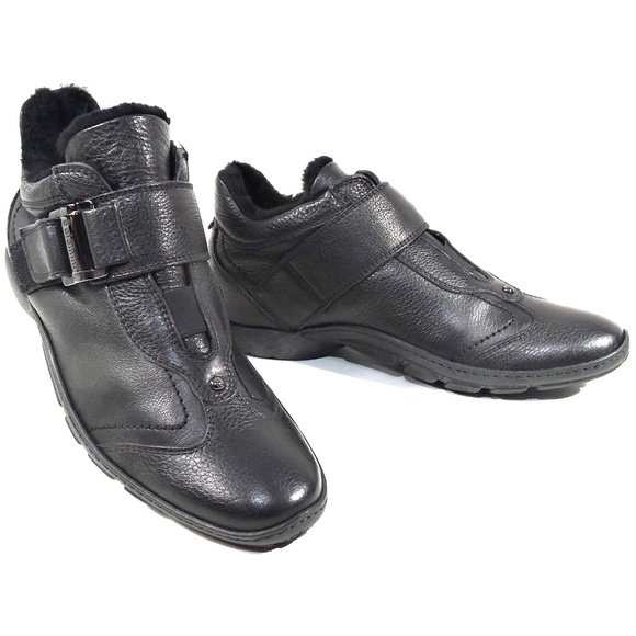 Baldinini Other - BALDININI 🇮🇹 MEN'S BACK SOFT LEATHER WINTER FLATS BOOTIE